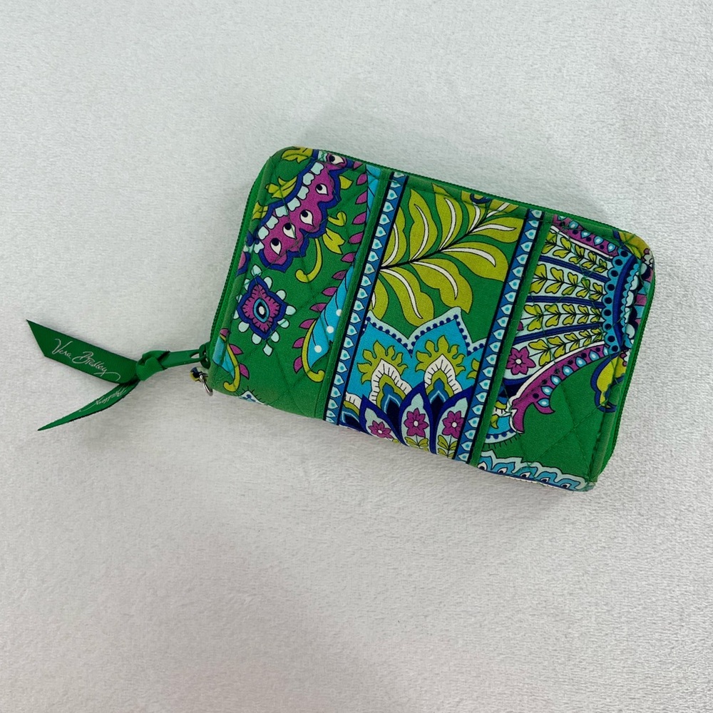 Vera Bradley Emerald Paisley Wallet